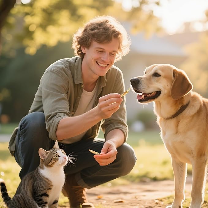 Jungle Calling Freeze Dried Minnows for Cats & Dogs, Single Ingredient Fish Cat & Dog Treats, High Protein Grain Free Pet Training Snacks, 2 oz