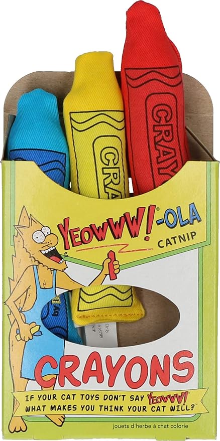 YEOWWW! Catnip Crayon, 3 Count