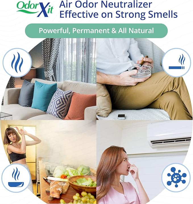 Magic Air Odor Neutralizer Spray, Powerful Dog & Cat Urine Odor Neutralizer, Safe Air Refresher for Home, Safe Odor Absorber for Pet, Closet & Any Strong Odor Remover, 64oz