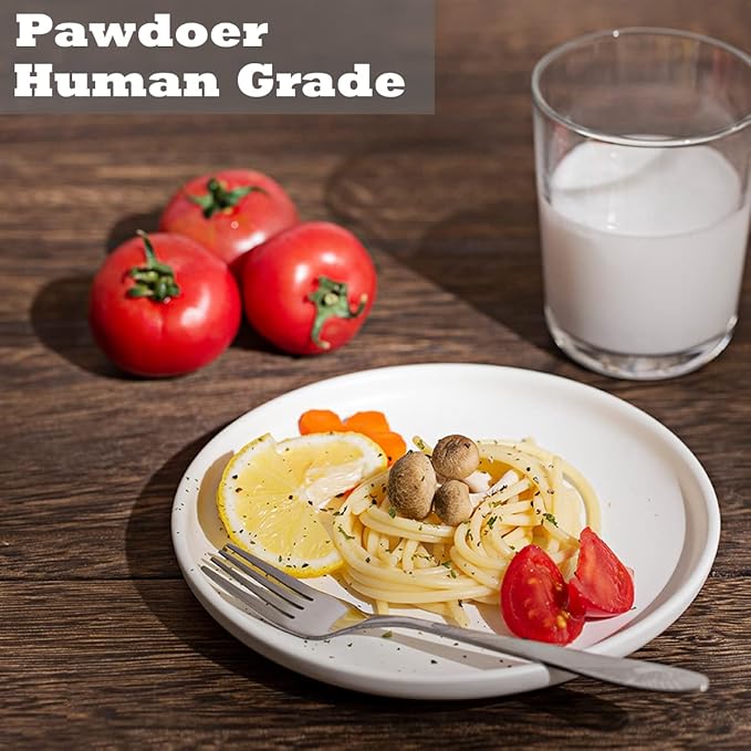 Ceramic Shallow Cat Dish 6 inch, Whisker Fatigue Free Cat Food Bowls, Wide and Small Pet Plate for Kitten and Kitty, Short Legged Munchkin Cat