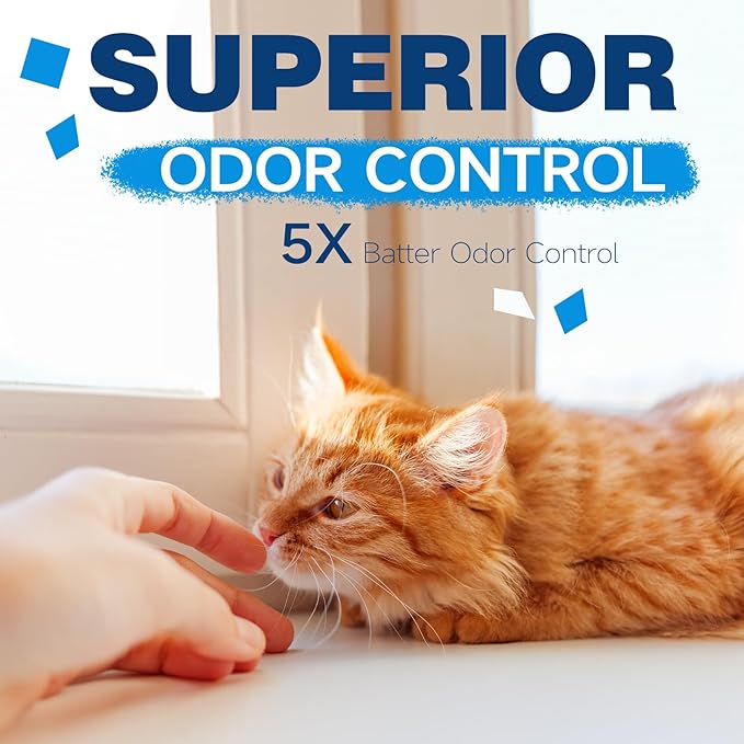 Made4Pets Cat Litter Crystals Odor Control, Kitty Litter Non Clumping No scooping Low Dust, Low Tracking, Lightweight, Dehydrates Waste,– 6.6 lbs (2 x 3.3 lb Packs)