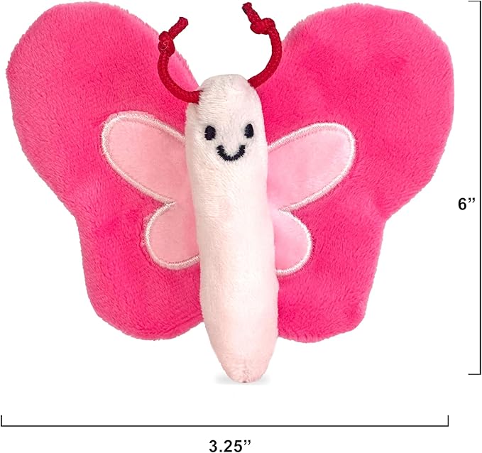 TONBO Soft Plush Small Cute and Cozy Nature Dog Cat Bed, Washer and Dryer Friendly (Rainbow Flower)