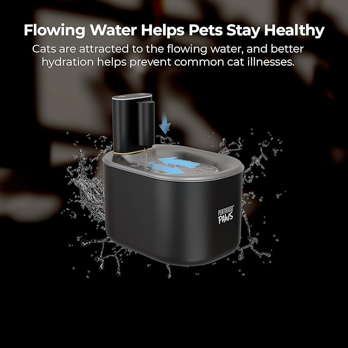 Smart Wireless Cat Water Fountain, 3.5L/118oz Automatic Pet Water Dispenser with App Control, Ultra Quiet, UV Sterilization & Filtered Flow for Cats & Dogs
