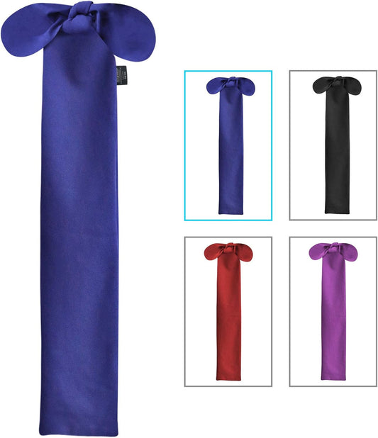 Harrison Howard Stretchy Tail Guard - Breathable Horse Tail Protection, Slip On Design, 2 Strand Closure Straps, 22" L Length - Navy