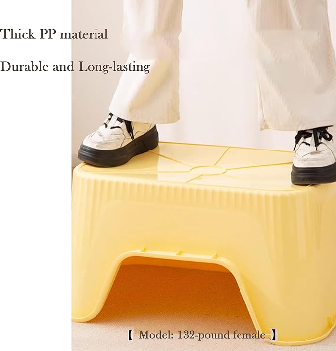 Vealind Jumbo Litter Box, XL Litter Boxes for Big Cats, Extra Large Space, High Sided Litter Pan, Leak-Proof & Anti-Splashing, Easy Clean & Durable (25” * 17” * 13” Yellow)