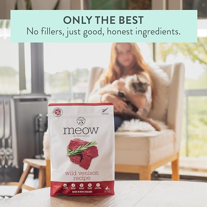 The New Zealand Natural Pet Food Meow Venison Air Dried Food 26.5oz