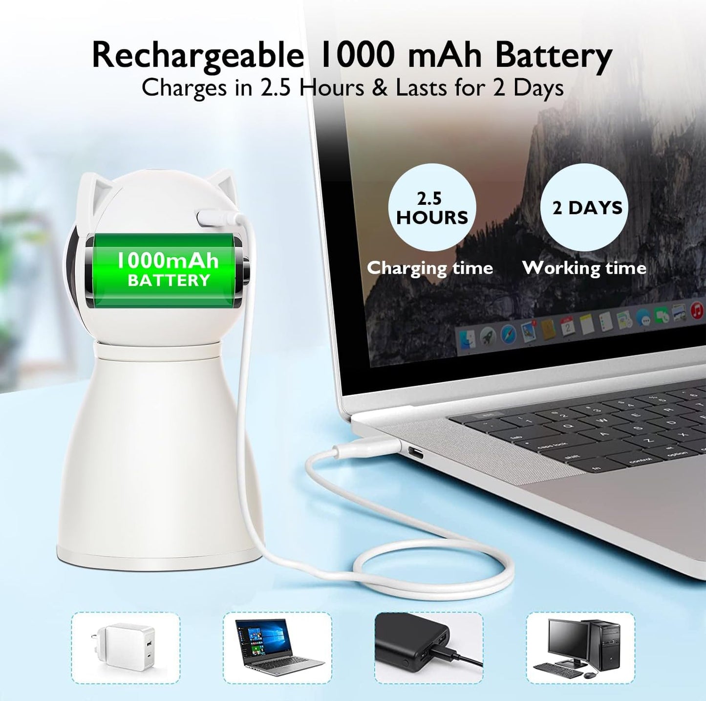 Cat Toys [2025 Newly Upgraded] Real Random Trajectory Rechargeable Motion Activated Cat Laser Toy Automatic,Interactive Cat Toys for Indoor Cats/Kitten/Dogs