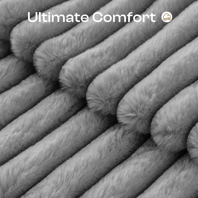 MEWOOFUN Dog Sofa Bed, Fluffy Dog Couch with Removable Washable Cover, Supportive Puppy Bed for Medium Sized up to 45 lbs (Grey, 36x28x12)