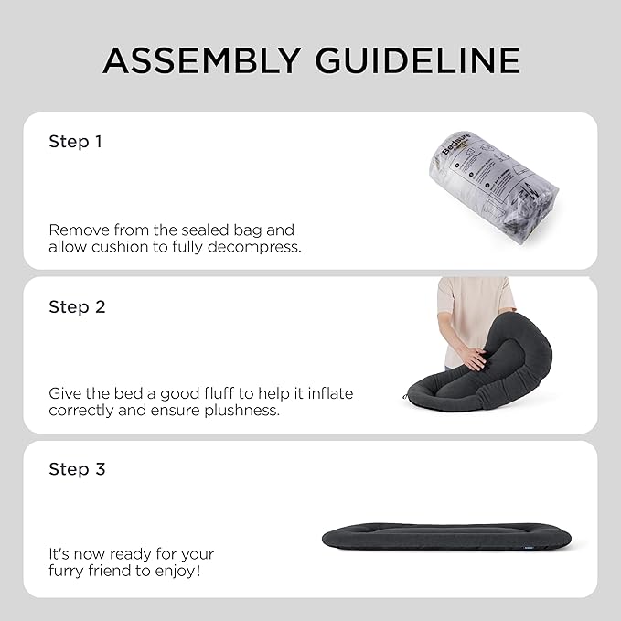 Bedsure Washable Dog Crate Pad for Extra Large Dogs, Anti-Slip Puppy Kennel Dog Bed for Crate - Ultra Soft Fleece Flat Thin Pet Mat (Not Chew Proof), Grey XXL 47"x29"