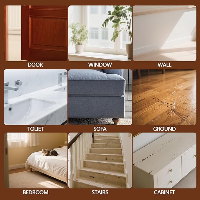 Cat Scratch Furniture Protector, 78.7"x15.8" Self Adhesive Cat Scratch Mat Pad,Cut to Fit DIY Replacement Carpet for Tree,Wall,Bed,Door, Couch Protector (Light Grey)