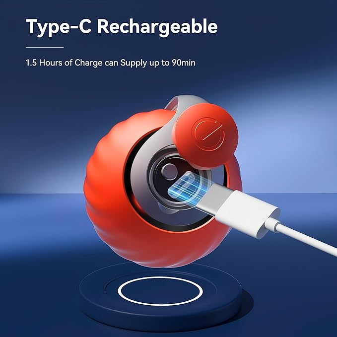 2025 Newly Upgraded Version 3.0 Cat Toys, Cool Intelligent Interactive Cat Ball for Indoor Bored Cats, Automatic Rolling Ball 3.0 Puzzle Toy, Electronic Rolling Pet Chase (Orange - 1pcs)