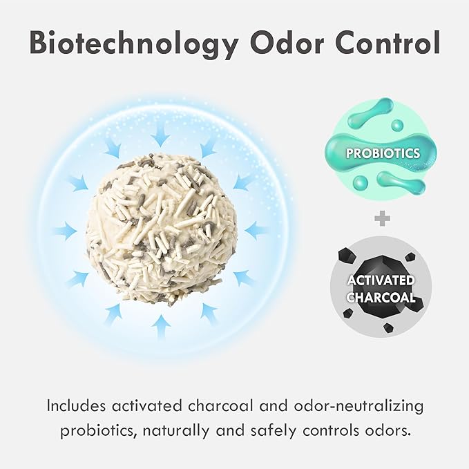Lady N Pellet Tofu Cat Litter, Strong Clumping Ultra Absorbent, Dust-Free Low Tracking, Enviro-probiotic and Activated Carbon for Odor Control 9lb (1 Pack Unscented)