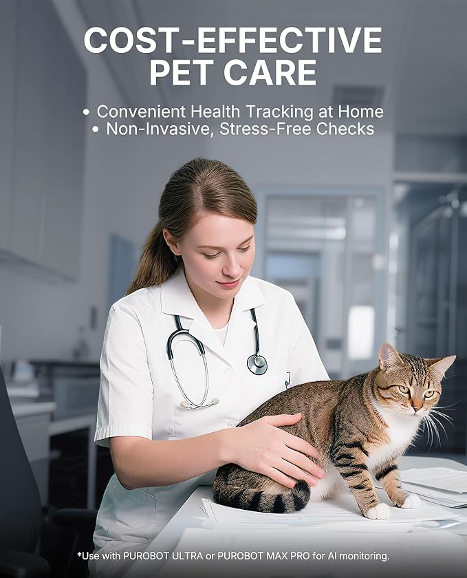 PETKIT 2025 New Urine Monitor Litter, pH Detection Tofu Litter, Superior Clumping 100% Natural Ingredients Plant Cat Litter, Dust-Free and Odor Control, Non-Sticky, Easy Scooping (5.2lb×1bag)