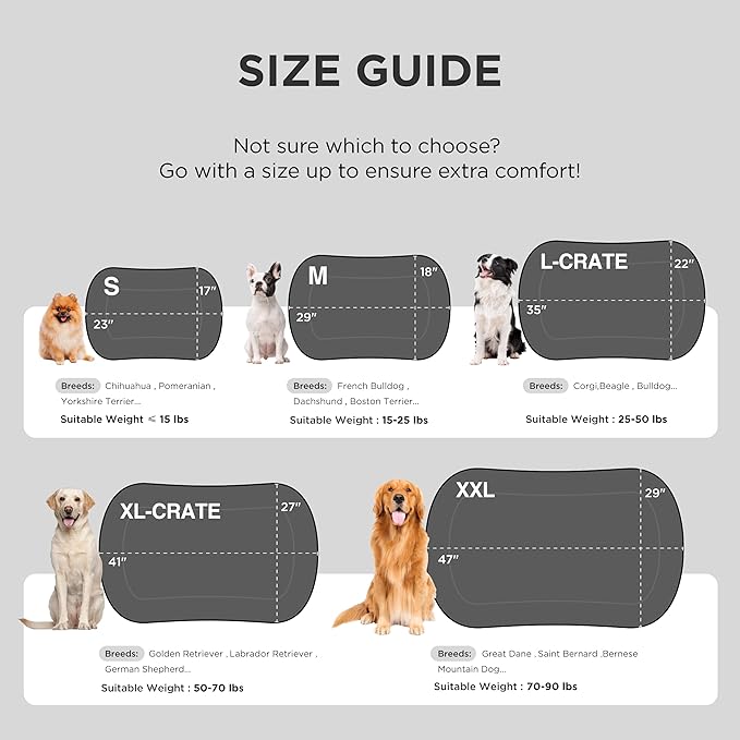 Bedsure Washable Dog Crate Pad for Small Dogs, Anti-Slip Puppy Kennel Dog Bed for Crate - Ultra Soft Fleece Flat Thin Pet Mat (Not Chew Proof), Brown 23"x17"