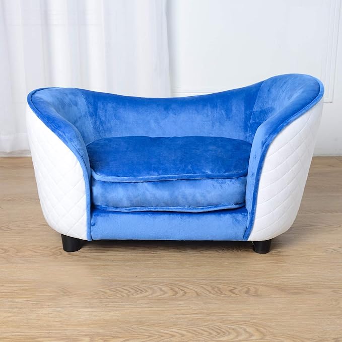 AFBKSS&BB Cat Sofa,Dog Chair,Pet Sofa Bed,Soft Velvet Couch with Removeable Washable Cushion for Puppy