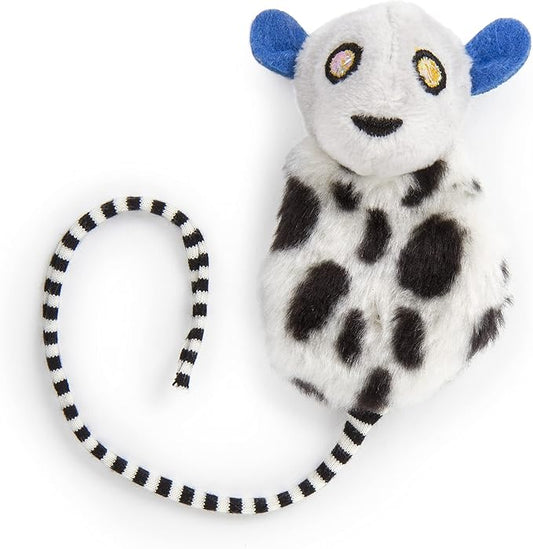 Petlinks HappyNip Lemur Lights Electronic Light Cat Toy, Contains Silvervine & Catnip, Battery Powered - Black/White, One Size