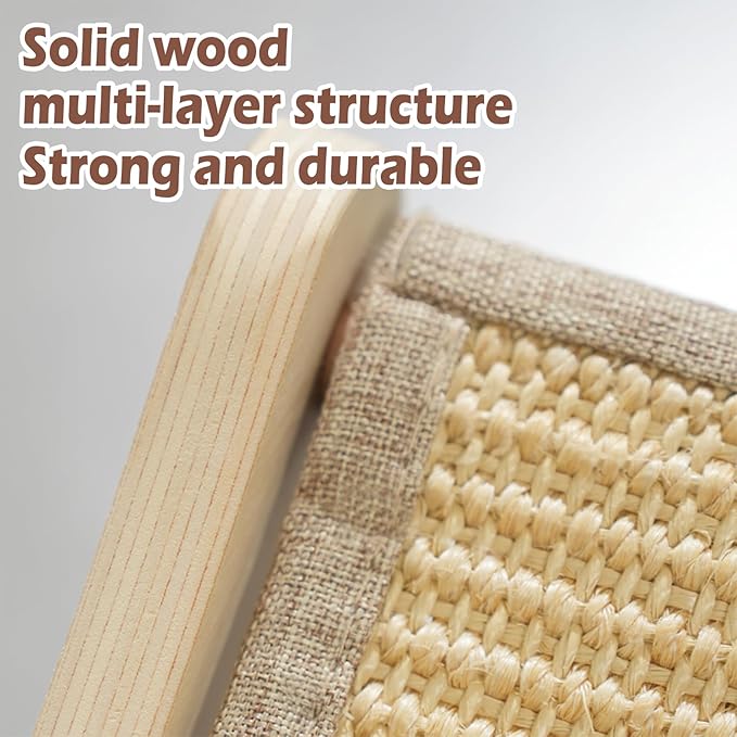 Cat Scratcher, Sisal Cat Scratching Bed, 19.6x13 inches Cat Scratch Chair Hammock, Cat Scratcher for Indoor Cats, cat Scratching Post Lounger