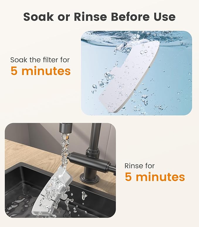 6pcs Replacement Filters for PW04 3.5L Wireless Cat Water Fountain （for Fountain B0DNJT76WJ and B0DSJ9F3M2