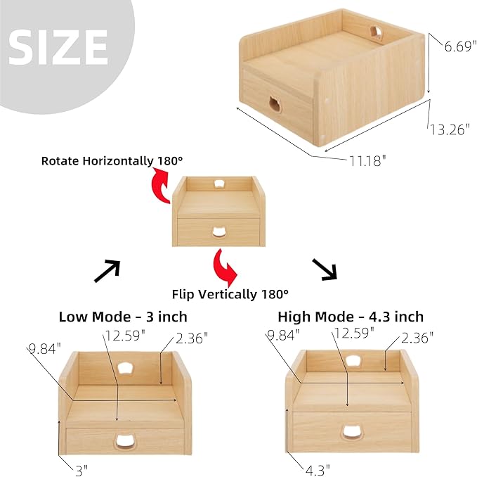 Raised Pet Feeder Stand for Cats & Dogs Neck Health, Holder for Pet Automatic Feeders, Pet Water Dispenser Stand, Adjustable Height Elevated Shelf for Petlibro and Most Pet Feeders