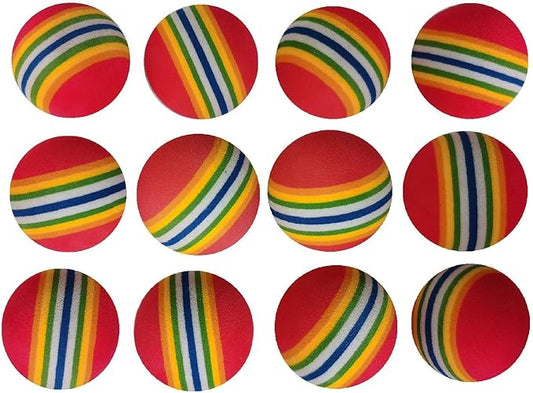 Colorful Soft Foam Rainbow Play Balls for Pet Dog and Cat Toys (12)