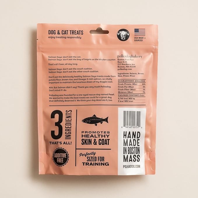 Polkadog Crunchy Training Bits Variety 3-Pack – Includes Chicken Littles, Lucky Duck, Salmon Says – All Natural Training Treats, Handcrafted in USA. Great for Dogs with Allergies – 7oz (Pack of 3)