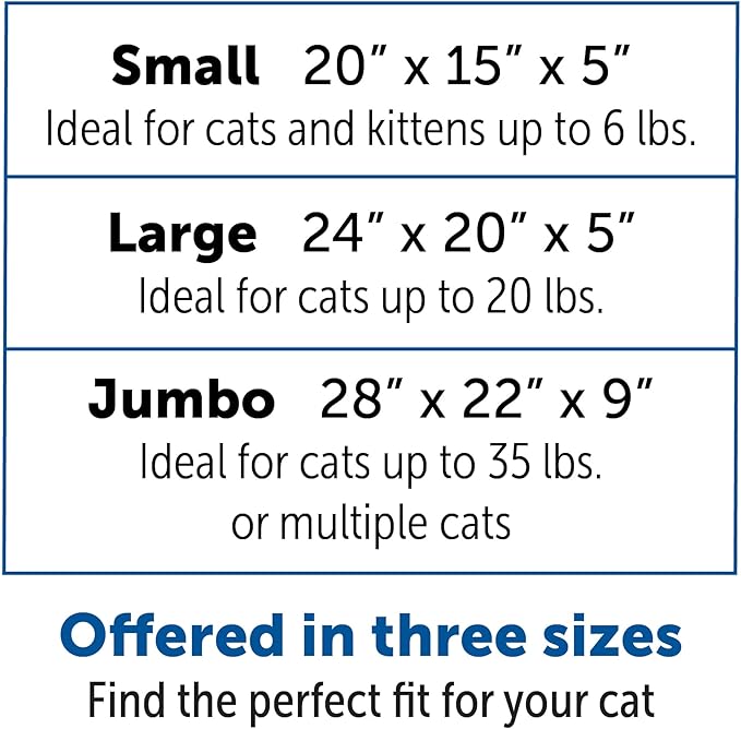 KittyGoHere Senior Cat Litter Box 1 Pack, Large Beach Sand Low Entrance Kitty Litter Box, Sized for Cats Comfort, Perfect for Senior and Arthritic Cats, Made in USA – Includes Long-Handle Jumbo Scoop