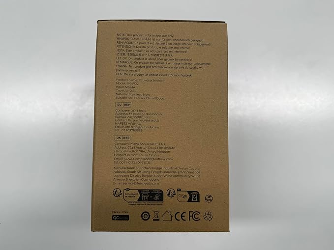 Stainless Steel Cat Water Fountain for Drinking, 99oz/2.8L Auto Pet Drinking Fountain for Cats Indoor with 20dB Ultra-Quiet Pump, 24/7 Circulation Filtration & LED Water Level Window& Dishwasher Safe