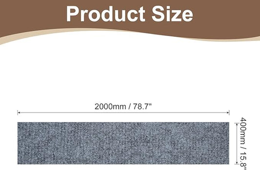 uxcell Self-Adhesive Cat Scratching Mat, 1 Roll 78.7" x 15.8" Couch Protector from Cat Claws for DIY Sofa, Wall, Doors, Cut Anti Cat Scratch Pad Carpet Mat, Light Gray