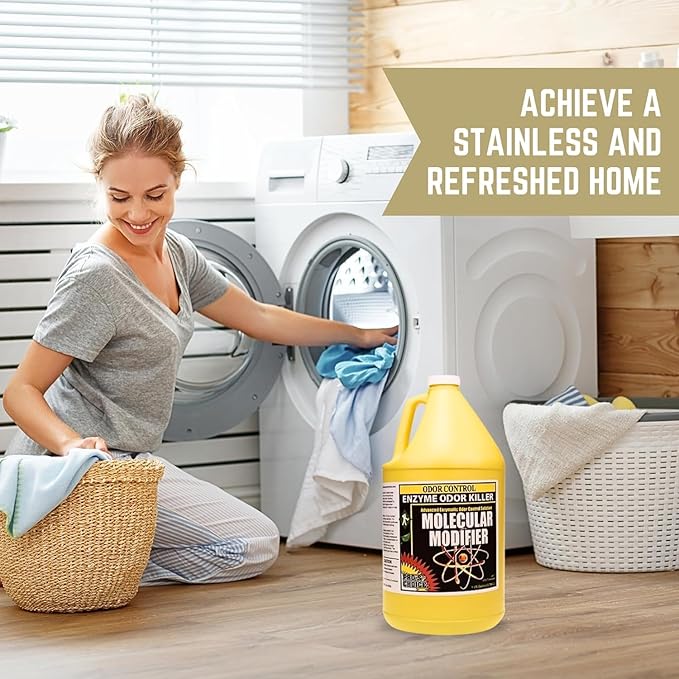 Pro's Choice Enzymatic Cleaner Molecular Modifier - Enzyme Stain Remover & Strong Odor Eliminator for Home - Enzyme Cleaner & Odor Eliminator for Stains - Pet Deodorizer Odor Eliminator (1 Gallon)
