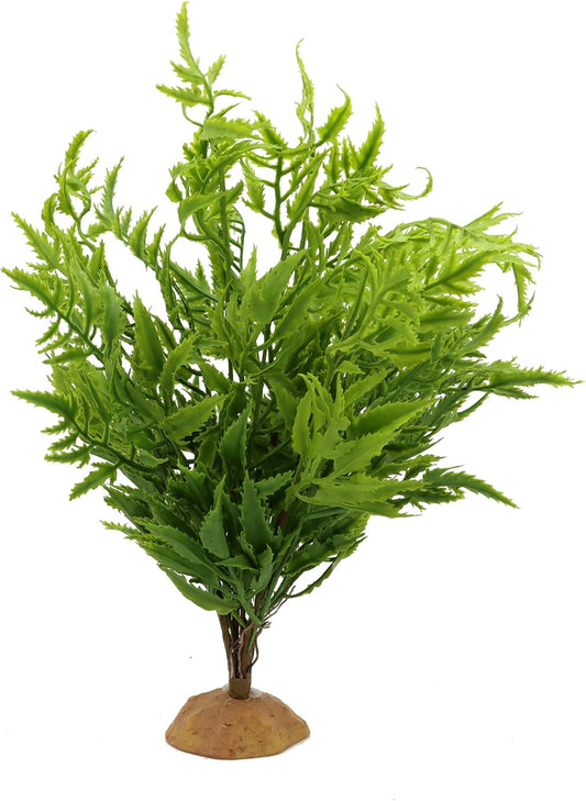 JIHAQUA Lifelike Reptile Tank Plant Decor, Fake Terrarium Plants Decor, Bearded Dragon Tank Accessories Artificial Plastic Plant for Reptile Habitat (Style C)