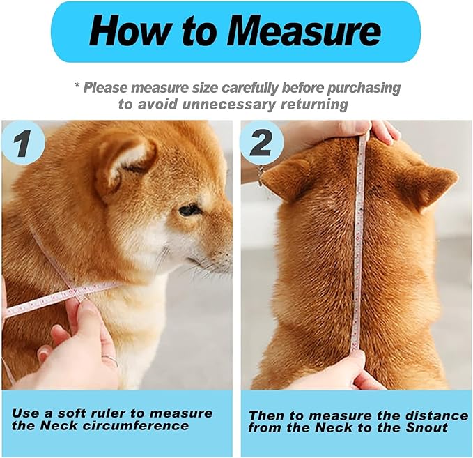 Supet Adjustable Dog Cone Collar After Surgery to Stop Licking,E Collar for Medium Small Dogs, Pet Recovery Collar & Cone,Plastic Cone of Shame for Dogs, Dog Head Neck Cone (S-)