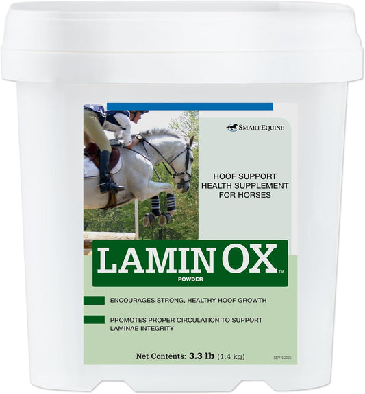 Uckele by SmartEquine LaminOX Powder | Hoof Support for Horses | Supports Healthy Laminae | Horse Supplement for Circulation, Hoof Health, and Growth | 3.3 lb