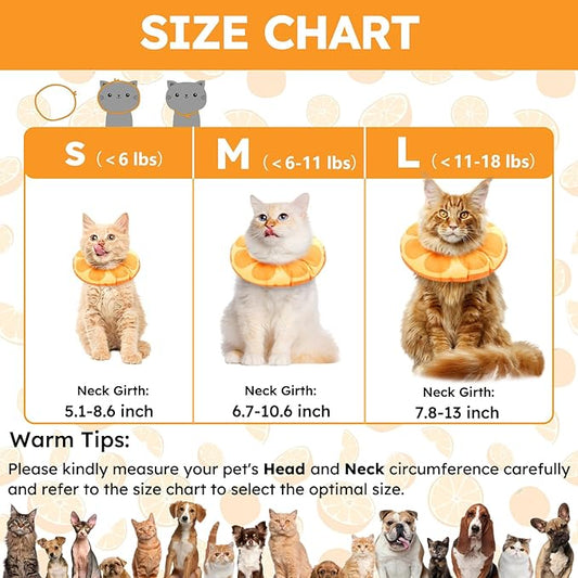 Kitten Cones After Surgery Extra Small Waterproof Cone Collar Soft to Stop Licking Neck Elizabethan Kitten e Collar for Recovery Wound Healing Safety xs Small Cat Donut Cone