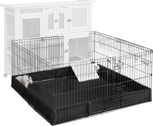 Aivituvin Pet Playpen Guinea Pig Cage Small Animal Rabbit Exercise Pen with Waterproof Floor Liner - Extension Playpen ONLY