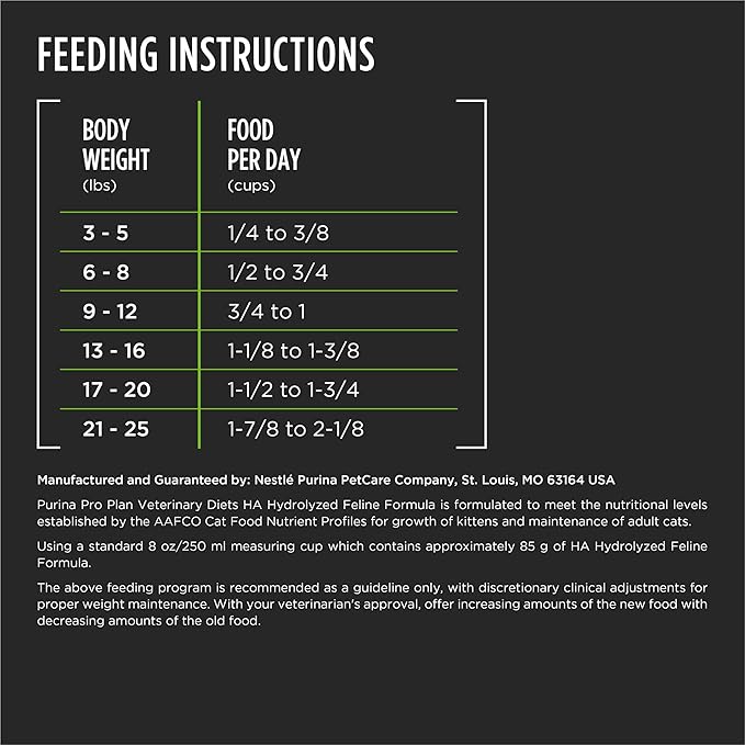 Purina Pro Plan Veterinary Diets HA Hydrolyzed Feline Formula Dry Cat Food - 4 lb. Bag