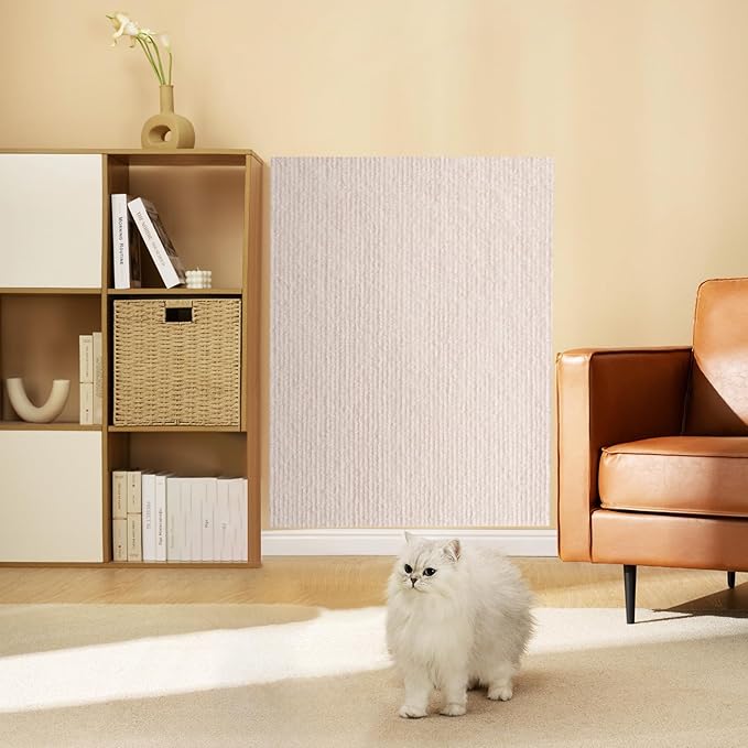 Furniture Pet Protectors Sofa Protector for Cats Couch Corner Protectors for Cat Scratch Furniture Protector Corner Beige 15.8"×23.6"