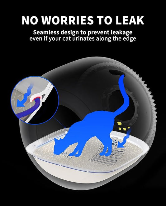 PETKIT High Performance Litter Pad Ultra Exclusive for Purobot Ultra Camera Automatic Cat Litter Box, Waterproof Leakproof Cylinder Pad, Anti-Stick/Scratch-Resistant Litter Box Mat