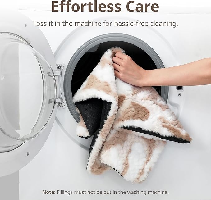 Self Warming Cat Bed, 30" x 20" Ultra Soft Cat Dog Pet Heating Pad for Indoor Outdoor, Non-Slip Heated Dog Mat Thermal Blanket