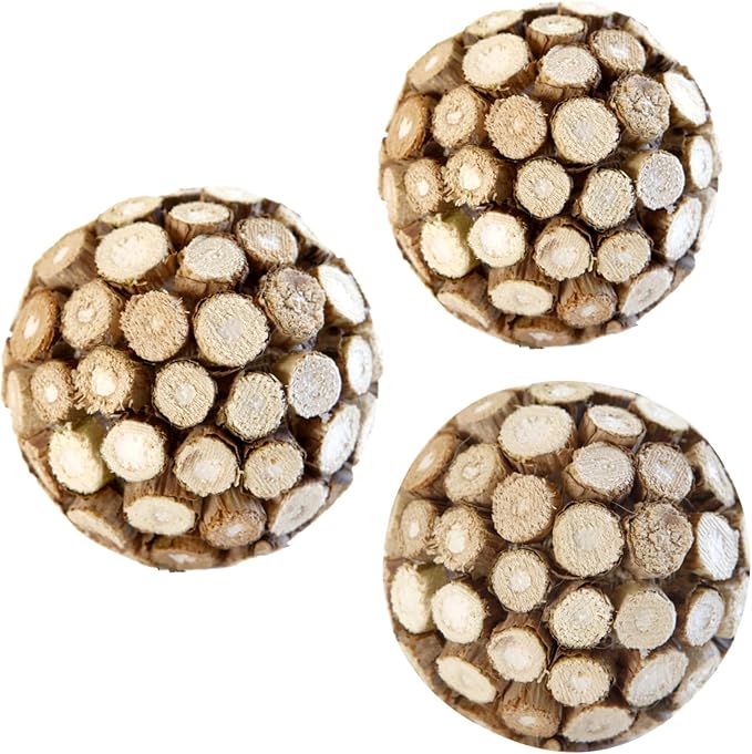 3PCS Cat Ball Toy,Silvervine Ball with Catnip Gall Fruit silvervine Sticks Powder Inside,Catnip Toys for Indoor Cats,Kitten Cleaning Teeth Cat Chew Toy