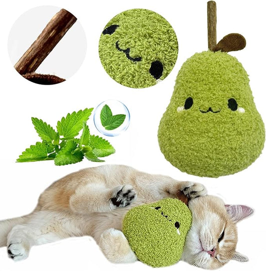 Durable and lnteractive Cat Teething Stick Toys: Chewing Stick, Grinding Teeth Rod, and chewable Cat Doll for Your Pet's Entertainment (Green)