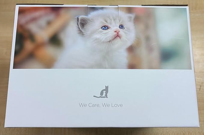 Cordless Cat Water Fountain Stainless Steel with Motion Sensor, Water-Battery Separation Safety Design,4000mAh Battery Operated Cat Water Dispenser for Cats Dogs, 3.5L/118oz - [FN-W19]