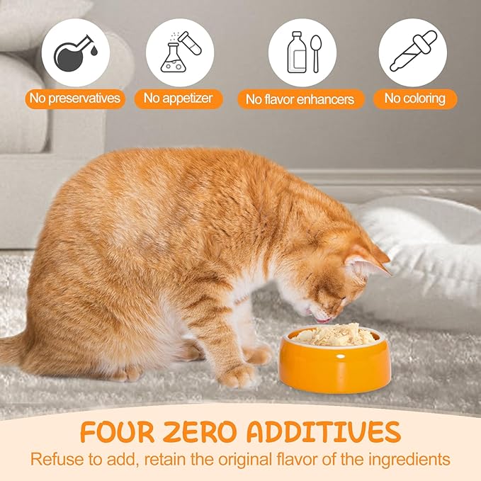 Purrfectpaws Premium Dried Chicken Flakes: Delicious Treats for Dogs & Cats - All-Natural and High in Protein - 4oz Bag