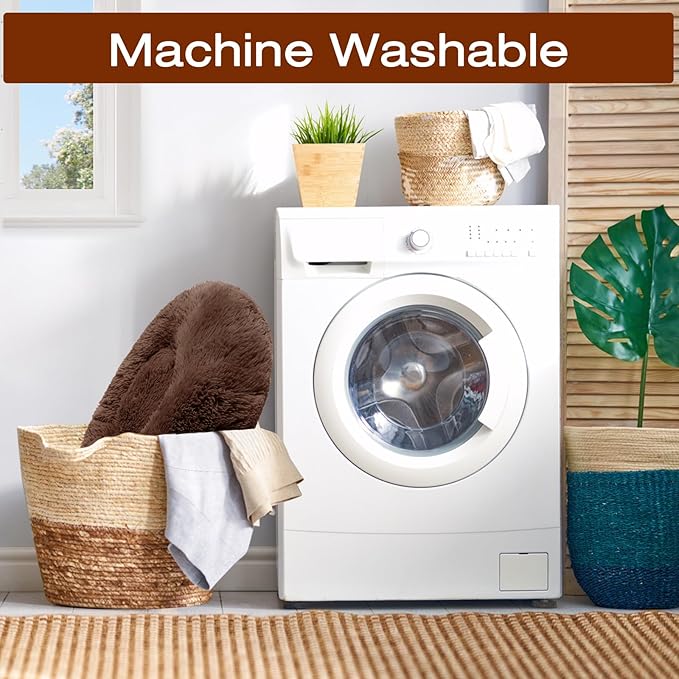 JOLLYVOGUE Dog Bed, Calming Anti-Anxiety Large Dog Bed, Fluffy Donut Cushion for Medium and Large Pets (27"/30"/36")