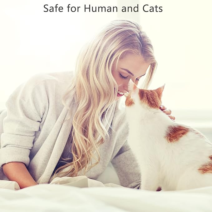 Wustentre 3 Pack Adjustable Anxiety Collar - Cat Calming Pheromones for Cats & Kittens, Stress Reliever - Relaxing Comfortable Collar (Violet)