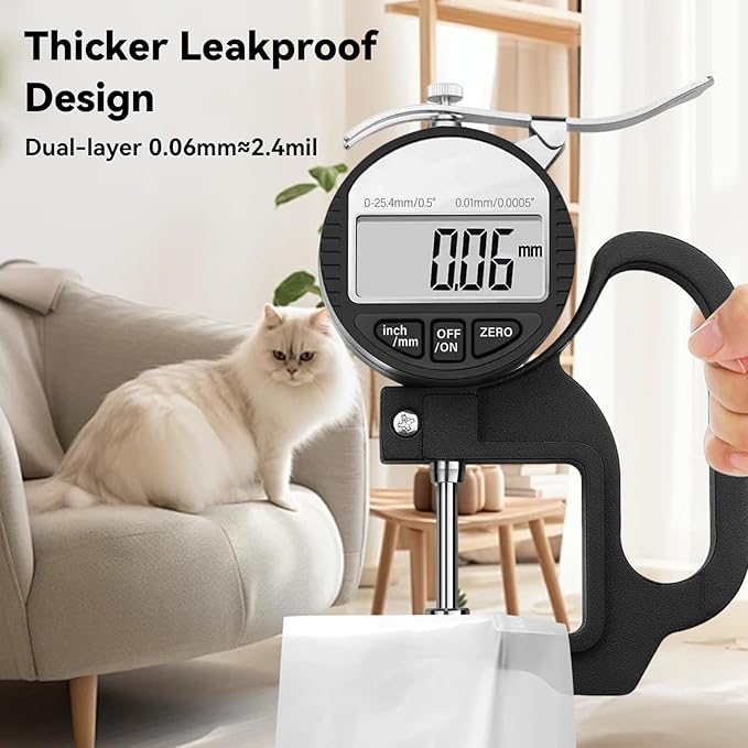 30 Pack Jumbo Cat Litter Liners 37" x 18" Heavy Duty Cats Litter Bags Extra Thick Litter Pan Liners Large Cat Box Liners with Drawstring Disposable Strong Plastic Pet Kitty Litter Bags