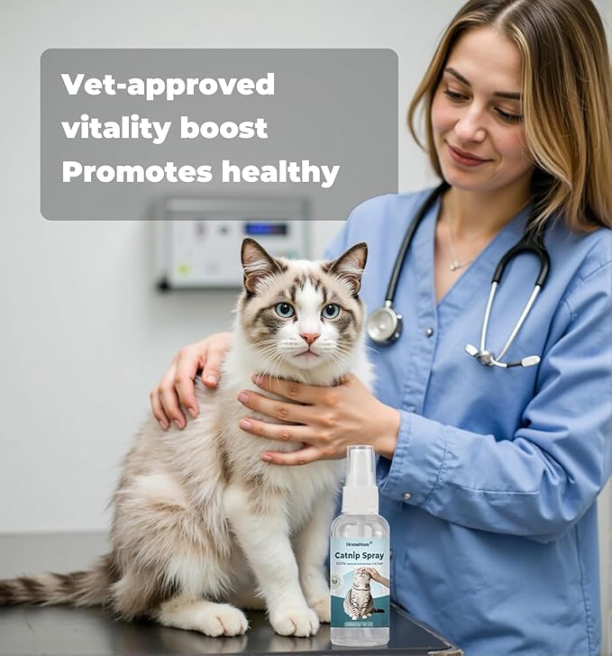 Organic Extra Strength Catnip Spray for Cats & Kittens - Highly Potent Calming Spray, Stress Relief Indoor Cats, Renews Toys & Scratchers，Natural Mess-Free Formula + Potent Catnip (2 oz)