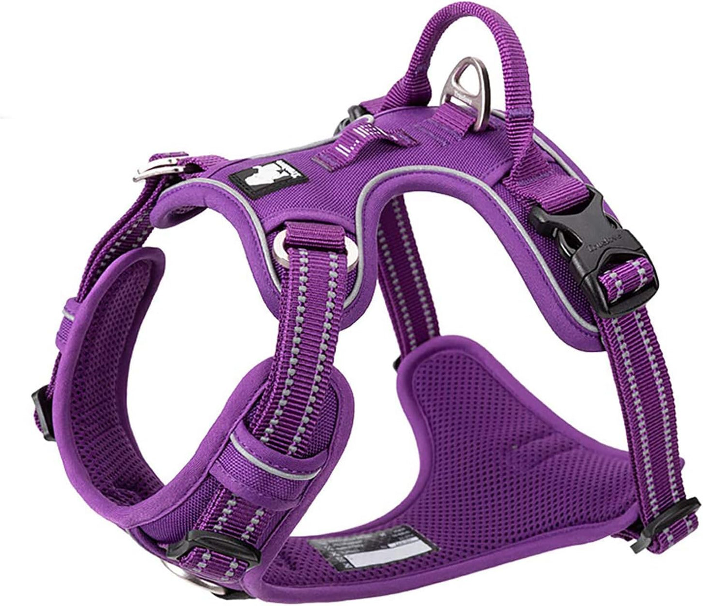 TRUE LOVE Dog Harness No Pull Nylon Reflective Pet Harness Adjustable Comfortable Control Step-in Brilliant Colors Truelove TLH56512 XS