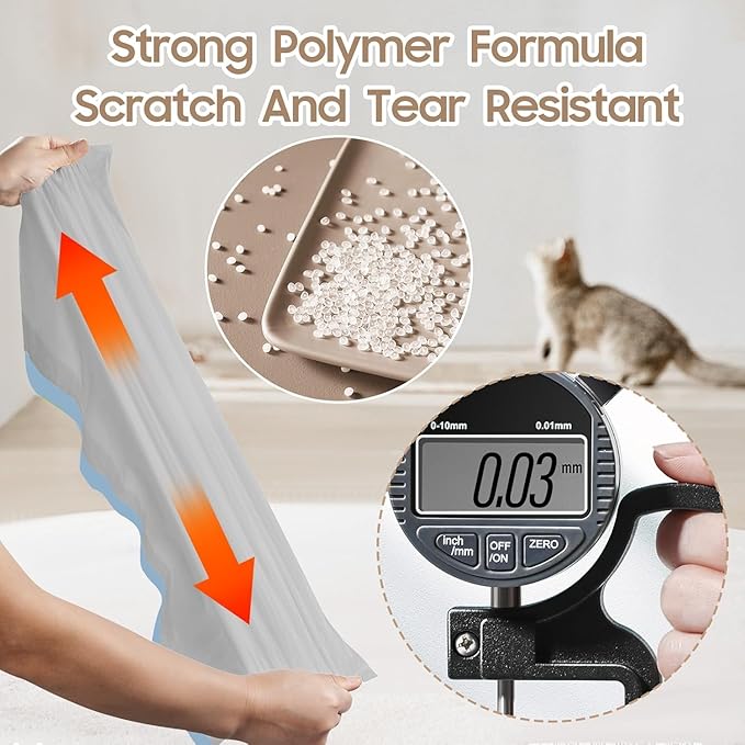 120 Count Cat Litter Replaced Waste Bags Liners for Neakas M1 Petpivot Autoscooper 11 and Similar Open-Top Self-Cleaning Cat Litter Box, Disposable Pet Wast Bags with Drawstring Heavy Duty Leak-proof