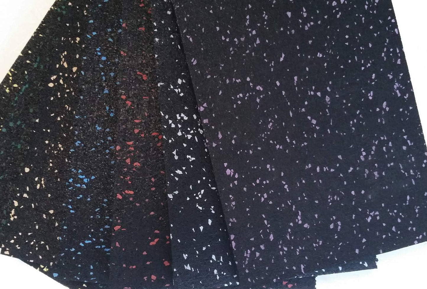 American Floor Mats 1/4in (7mm) Thick Solid Black 4' x 6' Heavy Duty Rubber Rolls, Protective Exercise Mats, Home Gym Rubber Flooring