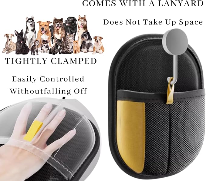 Magic Brush Pet Hair, Newly Upgraded Reusable Electrostatic Pet Hair Remover Glove, Pet Hair Removal Glove for Dogs & Cats, Clothing, Couch, Carpet, Car Seat (3 Pcs)